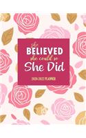 She believed she could so she did