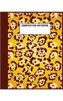 Composition Notebook: Gifts / Gift / Presents ( Leopard Skin / Fur - Ruled Notebook )