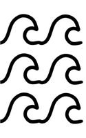 Wave Notebook: (150 Nature Print)