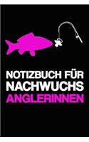 Notizbuch Für Nachwuchs Anglerinnen: Notizbuch - Angeln - Lernen - Geschenk - kariert - ca. DIN A5