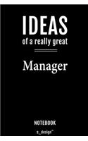 Notebook for Managers / Manager