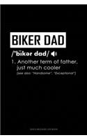 Biker Dad Definition: Gas & Mileage Log Book(1634 Gas & Mileage Log Book)