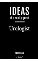 Calendar for Urologists / Urologist: Everlasting Calendar / Diary / Journal (365 Days / 3 Days per Page) for notes, journal writing, event planner, quotes & personal memories