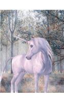 Unicorn Journal, Unlined Sketchbook: Blank Creative Artist Notebook with Drawing Paper
