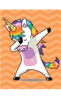 Unicorn Composition Notebook: Childs Journal 150 Sheets Wide Ruled Paper