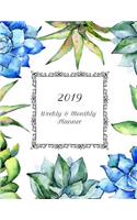 2019 Weekly & Monthly Planner