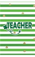 Teacher: Funny Notebook for Kids Wide Ruled with Quote Cover