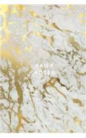 Daily Notes - Gold Marble