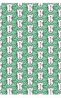 Bullet Journal Notebook for Cat Lovers Smiley Cats Pattern 4: 112 Page Numbered Graph Style Grid Bullet Journal with Index Pages and Key Pages in Portable 6 X 9 Size.