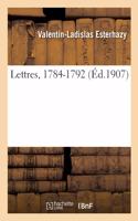 Lettres, 1784-1792