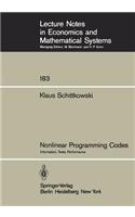 Nonlinear Programming Codes