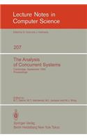 Analysis of Concurrent Systems