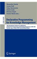 Declarative Programming for Knowledge Management