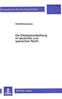 Die Glaeubigeranfechtung im deutschen und spanischen Recht
