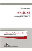142 IV Stgb