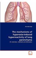 The mechanisms of hyperoxia-induced hyperreactivity of lung parenchyma