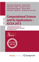 Computational Science and Its Applications -- Iccsa 2013