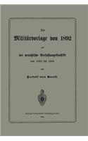 Militärvorlage Von 1892 Und Der Preußische Verfassungskonflikt Von 1862 Bis 1866
