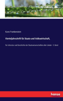 Vierteljahrschrift für Staats-und Volkswirtschaft,