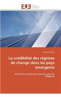 Crédibilité Des Régimes de Change Dans Les Pays Émergents