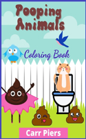 Pooping Animals Colouring Book