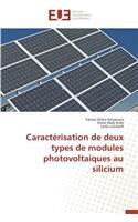 Caractérisation de Deux Types de Modules Photovoltaiques Au Silicium