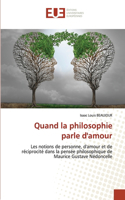 Quand la philosophie parle d'amour