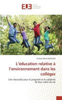 L'éducation relative à l'environnement dans les collèges