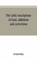 Celtic inscriptions of Gaul, additions and corrections