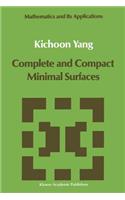 Complete and Compact Minimal Surfaces