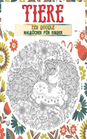Zen Doodle - Malbücher für Kinder - Tiere