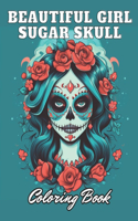 Beautiful Girl Sugar Skull Coloring Book for Adults