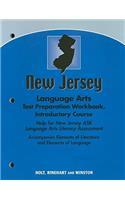 New Jersey Language Arts Test Preparation Workbook, Introductory Course: Help for New Jersey ASK Language Arts Literacy Assessment