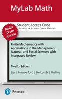Mymathlab with Pearson Etext -- 24-Month Standalone Access Card -- For Finite Mathematics with Applications with Integrated Review