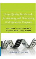 Using Quality Benchmarks for Assessing and Developing Undergraduate Programs