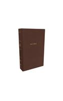 NKJV, Deluxe Reference Bible, Super Giant Print, Imitation Leather, Brown, Red Letter Edition, Comfort Print