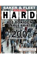 401 Gokigen Large Print: Level 4 Book 5 Featuring 200 Moderately Hard Puzzles 7x7 Grid - Fun Filled To Pass The Time Away