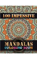 100 Impessive Mandalas Coloring Book