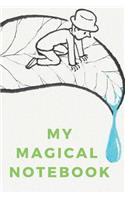 My Magical Notebook: 110 Blank Pages Magical Notebook with Boy Perfect for Drawing and Writing