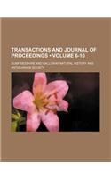 Transactions and Journal of Proceedings (Volume 6-10)