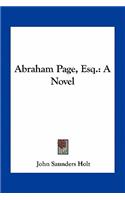 Abraham Page, Esq.