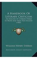 A Handbook Of Literary Criticism