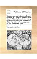 The Common Prayer-Book No English Mass-Book