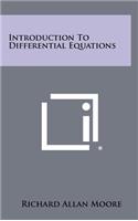 Introduction to Differential Equations