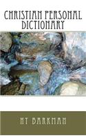 Christian Personal Dictionary: (English)