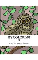 E's Coloring 9