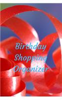 Birthday Shopping Organizer: Ribbons Cover