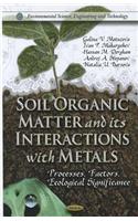 Soil Organic Matter & its Interactions with Metals