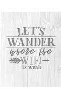 Let's Wander Where The WiFi Is Weak