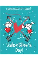 Valentine's Day coloring book for toddlers